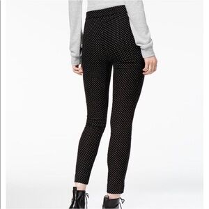 Maison Jules Classic Polka Dot Legging Pull on Skinny Pant Women’s Size Medium